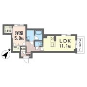 クオリスタ千葉駅前の間取り画像