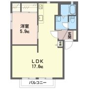 ミレニアムヒルズAの間取り画像