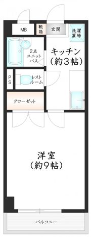 シティコートⅢ西鉄下大利駅前の間取り画像