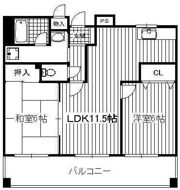 エターナルそつ啄館の間取り画像
