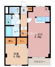 ラフォーレ1号棟の間取り画像