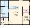 ラシックランテ白木原 Garden Terraceの間取り画像