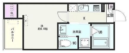 Jack kofukasakuⅠの間取り画像