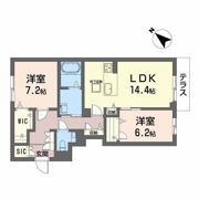 ホクラニの間取り画像