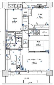アンピール南福岡の間取り画像