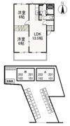 アウローラ万倍Bの間取り画像