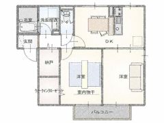 ソレールあけぼの台Ⅰの間取り画像