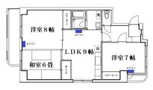パークハイム西山王の間取り画像