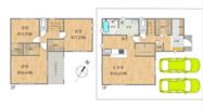 泉佐野市南中樫井・戸建の間取り画像