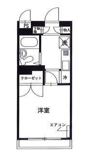 セザール東大和の間取り画像