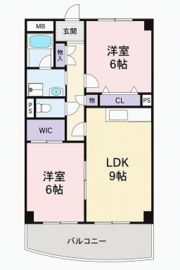 パークモダン伊丹の間取り画像