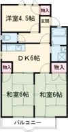 パークヒルズ三輪の間取り画像