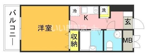 アコール住吉の間取り画像