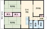パークサイドハイム Ⅱの間取り画像
