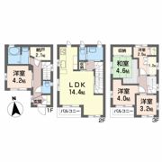吹田市泉町5丁目戸建ての間取り画像