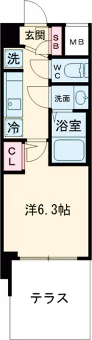 エステムコート京都千雅邸の間取り画像