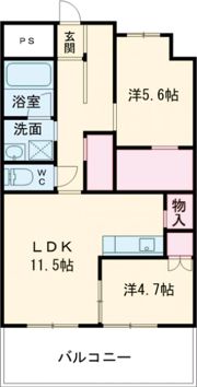 ディアコート新栄の間取り画像