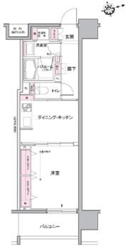 クリオ松戸伍番館の間取り画像