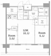 エンクレスト天神LINKの間取り画像