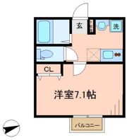 キャメル川口朝日の間取り画像