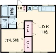 ハイツロータスの間取り画像