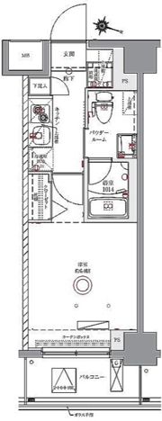 AZEST西川口Ⅲの間取り画像