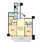ライオンズマンション東川口AKAOの間取り画像