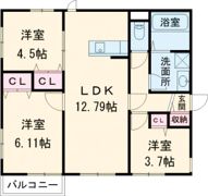 ラシックランテ・エテセゾンの間取り画像