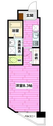 K's中須Ⅱの間取り画像