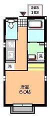 ルミエール黒松の間取り画像