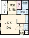 試験場前プレミアⅠの間取り画像