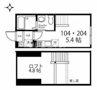 ハーミットクラブハウス東急菊名の間取り画像