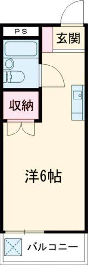福生加美平3丁目マンションの間取り画像
