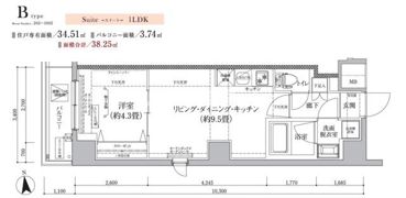 アイルグランデ亀戸の間取り画像