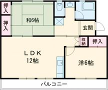 ヴィラナリー中間Ⅰ 5号棟の間取り画像