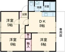 フレグランス東二見B棟の間取り画像
