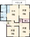 フレグランス東二見B棟の間取り画像