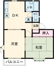 ミモザハウスCの間取り画像