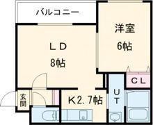 Briller五稜郭の間取り画像