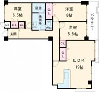 グランドパレス学園前の間取り画像