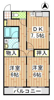 ドエルカトレアの間取り画像