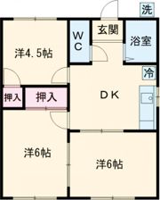 メロディーハイムの間取り画像