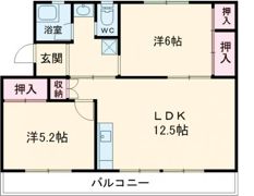 ヴィラナリー中間Ⅱ 5号棟の間取り画像