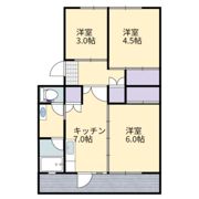 高陽金平団地 2号棟の間取り画像