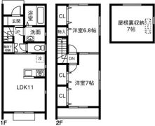 BLUE TREE陽光台の間取り画像