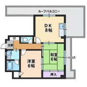 ハイツ南本町の間取り画像