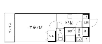 オーシャンブルーの間取り画像