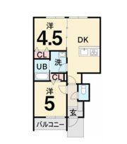 セレーナニ番館の間取り画像