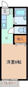 アンソレールBの間取り画像