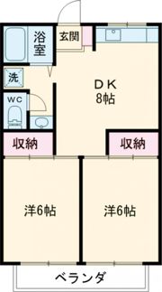メゾン西部の間取り画像